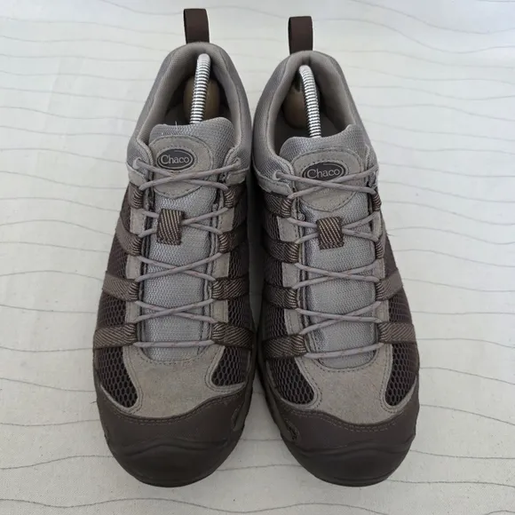 Chaco Mens Redrock Strata Brown Mesh Hiking Trail Walking Shoes Size 9.5