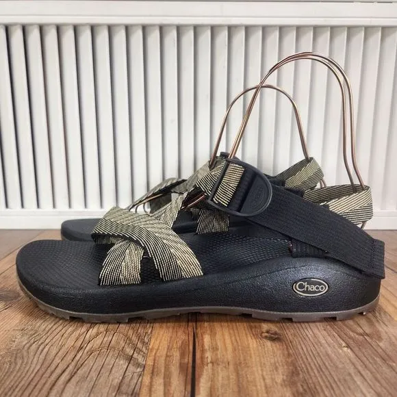 Chaco Mega Z Cloud Sandals Mens Sz 13 M Odds Black Trails Sport Shoes JCH107223