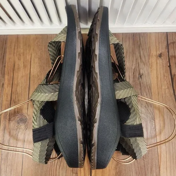 Chaco Mega Z Cloud Sandals Mens Sz 13 M Odds Black Trails Sport Shoes JCH107223