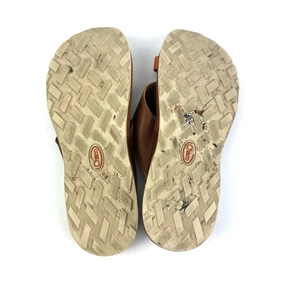 Chacos Playa Pro Toe Loop Sandals 11 Brown Womens Slip On Shoes