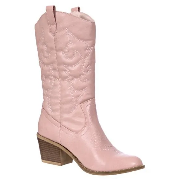 Charles Albert Women's Embroidered Modern Western Cowboy Boot.  Size 8.  NWOT.