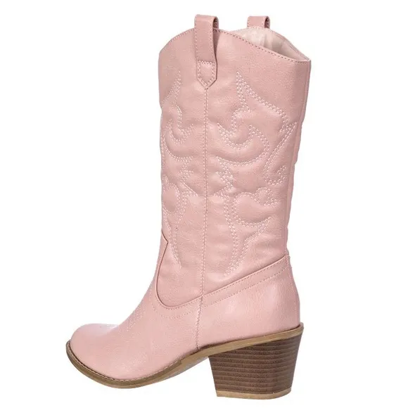 Charles Albert Women's Embroidered Modern Western Cowboy Boot.  Size 8.  NWOT.