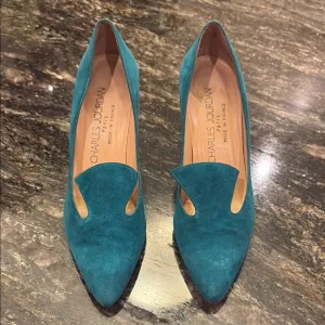 Charles Jourdan Teal Women's Shoes