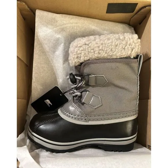 Children Unisex Boots SOREL Kids Yoot Pac™Nylon Toddler/LittleKid Quarry Dove 10