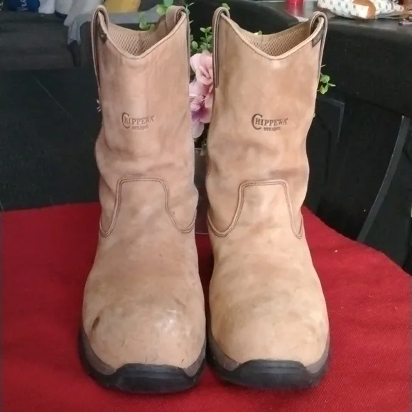 CHIPPEWA STEEL TOE WATERPROOF BOOTS