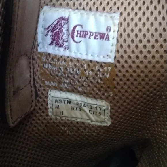 CHIPPEWA STEEL TOE WATERPROOF BOOTS