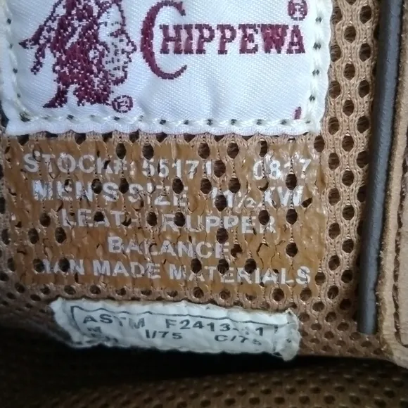 CHIPPEWA STEEL TOE WATERPROOF BOOTS