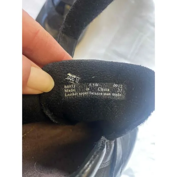 Clarks Black Women Breathable Comfort Cushioned Round Toe Shoe 8.5W