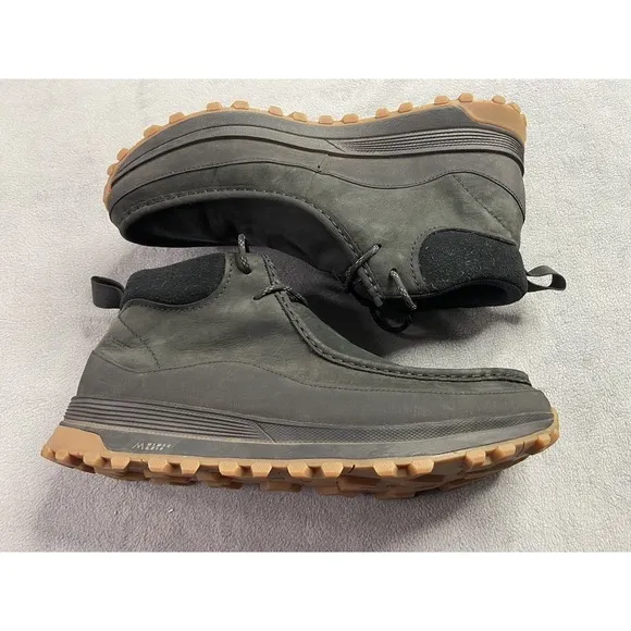 Clarks Boots Men 13 Black Nubuck ATL Trek Wall Waterproof Outdoor Hiking Lace Up