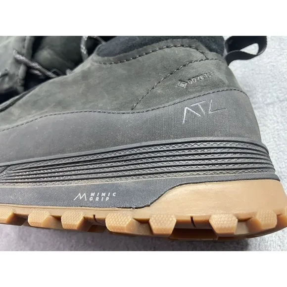 Clarks Boots Men 13 Black Nubuck ATL Trek Wall Waterproof Outdoor Hiking Lace Up