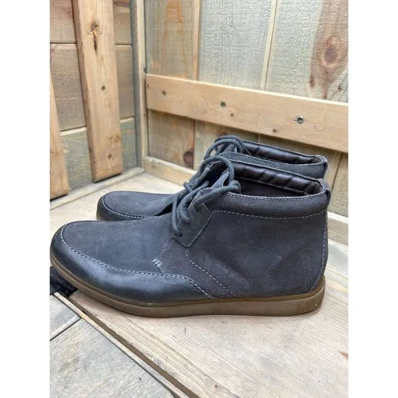 Clarks Brayer Sport Moc Navy Marine Men's Shoes 63307 Size 11.5M Gray