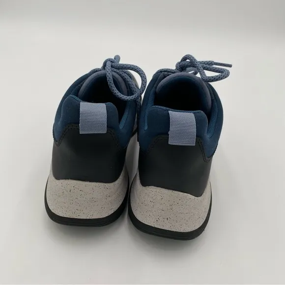 Clarks Collection Ultimate Comfort Lace Up Walking Shoes Sneakers Navy Size 9