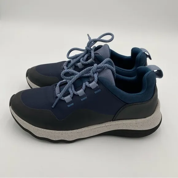Clarks Collection Ultimate Comfort Lace Up Walking Shoes Sneakers Navy Size 9