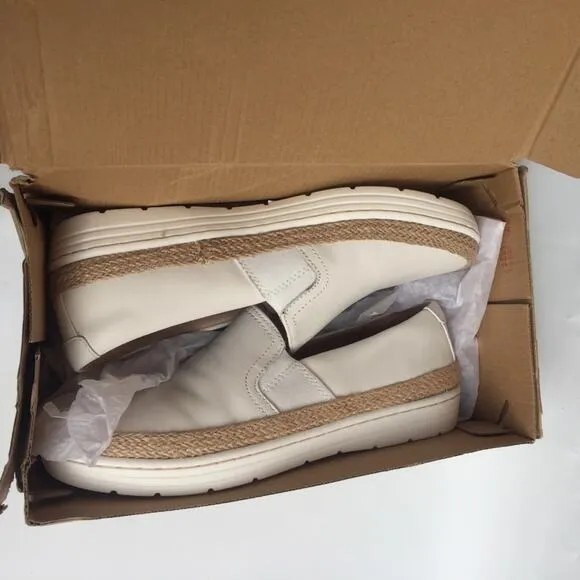 Clarks Marie Sail slip on White shoes