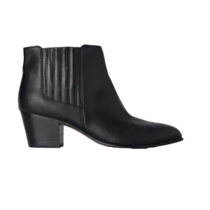 Clarks Maypearl Tulsa Women's US 8.5M Bootie Black Leather Side Zip Ankle Boot