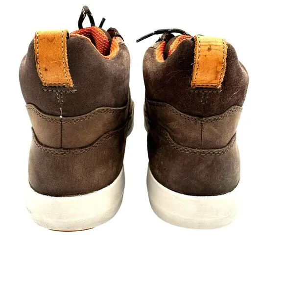 CLARKS Men's 12 Triman Up Gtx Brown Mushroom Combi Lea Hiking Boots Outdoor GORP