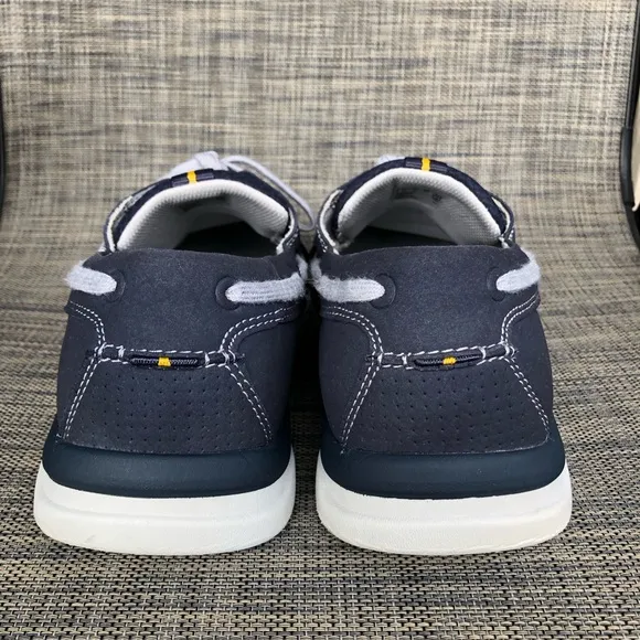 Clarks Men's Marus Edge Boat Shoes Navy Cloud-comfort collection size 13