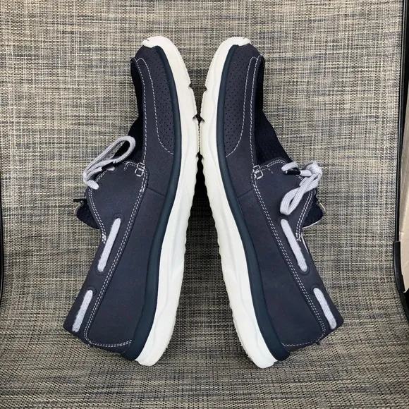 Clarks Men's Marus Edge Boat Shoes Navy Cloud-comfort collection size 13