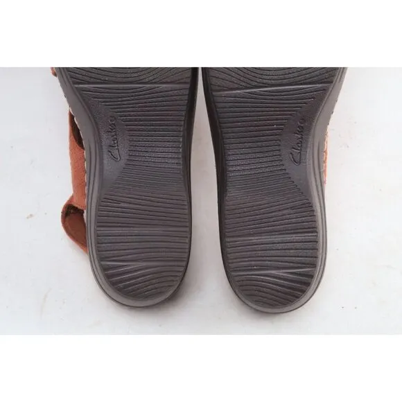 Clarks Merliah Echo Slip On Slingback Wedge Sandals Women's Sz 8 Shoes