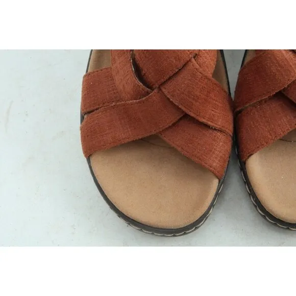 Clarks Merliah Echo Slip On Slingback Wedge Sandals Women's Sz 8 Shoes