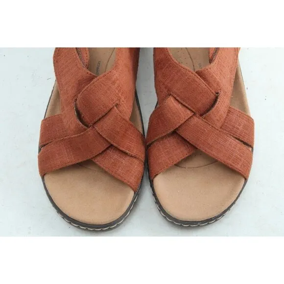 Clarks Merliah Echo Slip On Slingback Wedge Sandals Women's Sz 8 Shoes