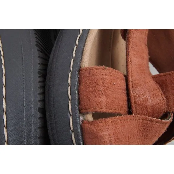 Clarks Merliah Echo Slip On Slingback Wedge Sandals Women's Sz 8 Shoes