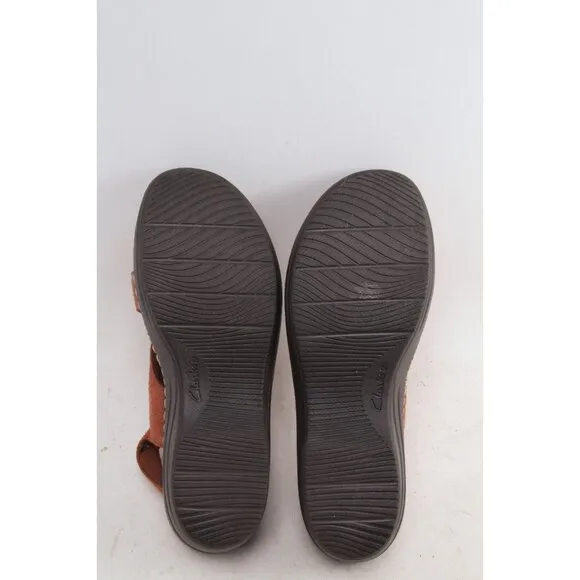 Clarks Merliah Echo Slip On Slingback Wedge Sandals Women's Sz 8 Shoes