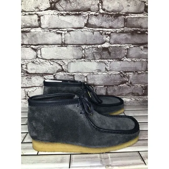 Clarks Originals Wallabee Blue Suede Chukka Boots Men’s Sz 11M US/44.5EU 11826