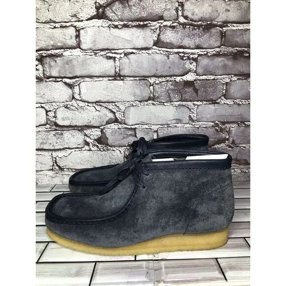 Clarks Originals Wallabee Blue Suede Chukka Boots Men’s Sz 11M US/44.5EU 11826