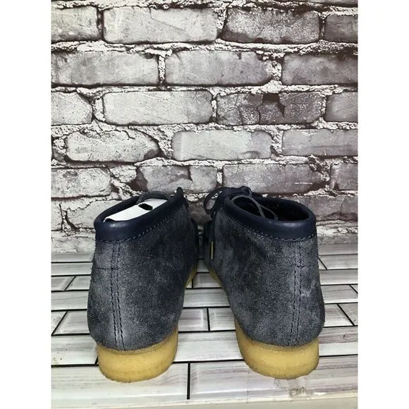 Clarks Originals Wallabee Blue Suede Chukka Boots Men’s Sz 11M US/44.5EU 11826