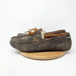 Clarks Shoes Mens 11 Loafer Moccasin Camo Suede Slipper Boat Comfort Driving
