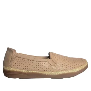 Clarks Women's Elaina Ruby Warm Beige Slip On Espadrilles 9.5W