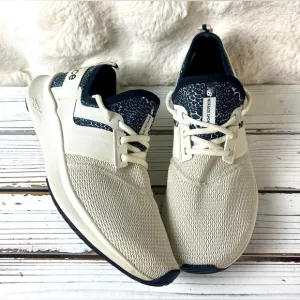 CLEAN Size 9 New Balance Nergize Sport Leopard Walking Shoes Ivory Black