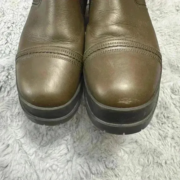 CLERGERIE Wafa Leather Ankle Boots | Size 38 / US 7.5 | Made in Portugal | Block