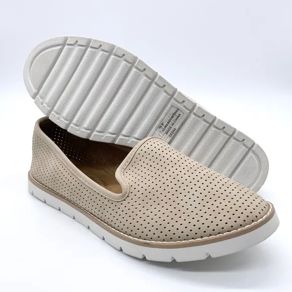 Cliff by White Mountain Slip On Perforated Shoes