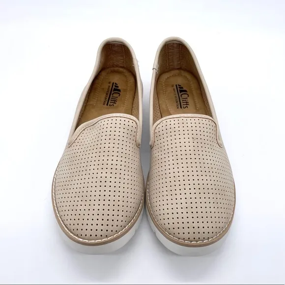 Cliff by White Mountain Slip On Perforated Shoes