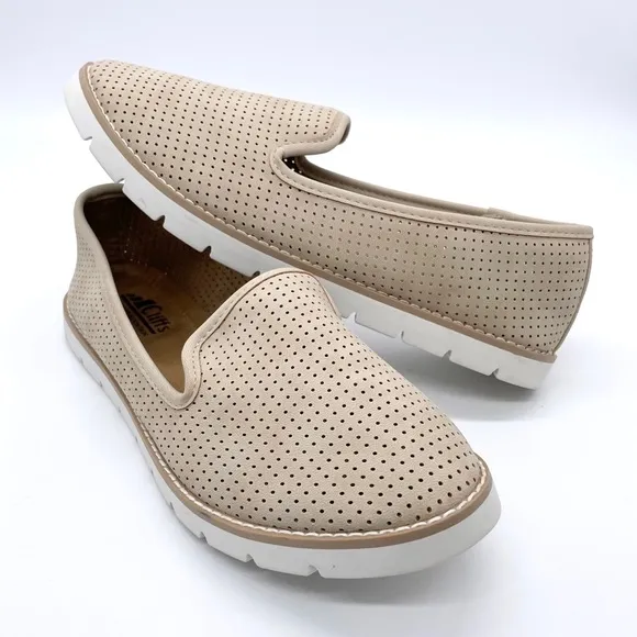 Cliff by White Mountain Slip On Perforated Shoes