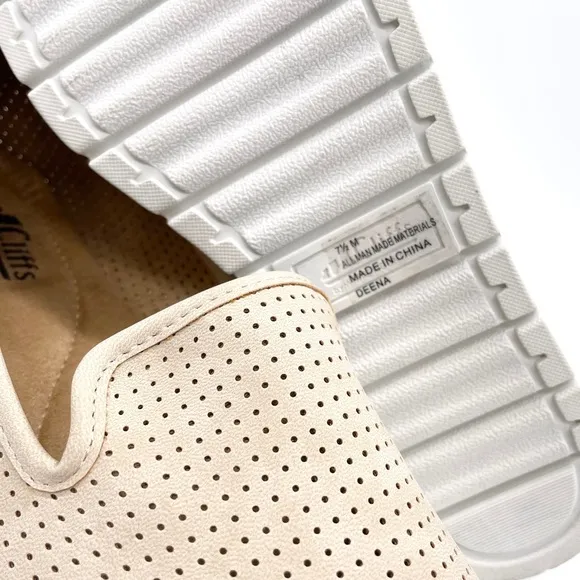 Cliff by White Mountain Slip On Perforated Shoes
