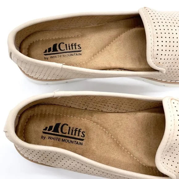 Cliff by White Mountain Slip On Perforated Shoes