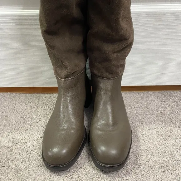 Coach Bailey Safari Brown  Womens Leather Fashion Knee-High Boots Size 9.5B