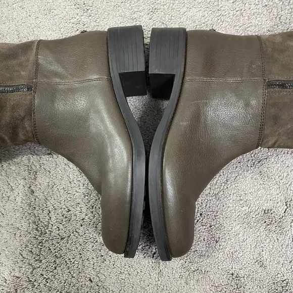 Coach Bailey Safari Brown  Womens Leather Fashion Knee-High Boots Size 9.5B