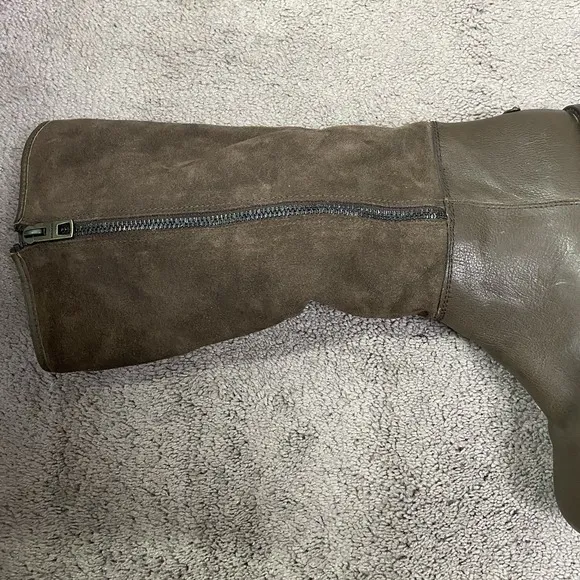 Coach Bailey Safari Brown  Womens Leather Fashion Knee-High Boots Size 9.5B