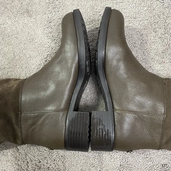 Coach Bailey Safari Brown  Womens Leather Fashion Knee-High Boots Size 9.5B