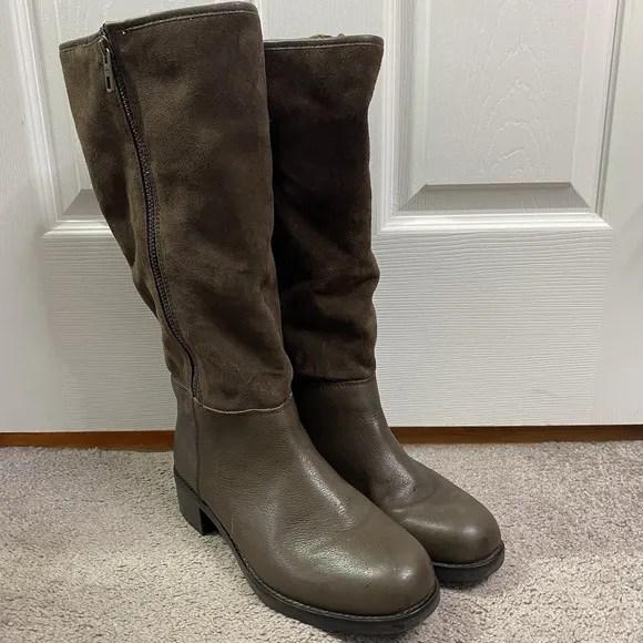 Coach Bailey Safari Brown  Womens Leather Fashion Knee-High Boots Size 9.5B
