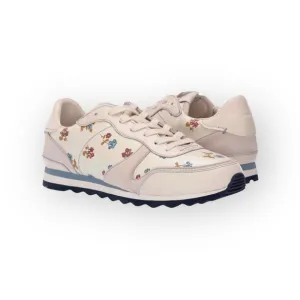 Coach ✽ C142 Runner Running Shoes Sneakers ✽ Chalk Tossed Rose Print ✽ 8.5M ✽
