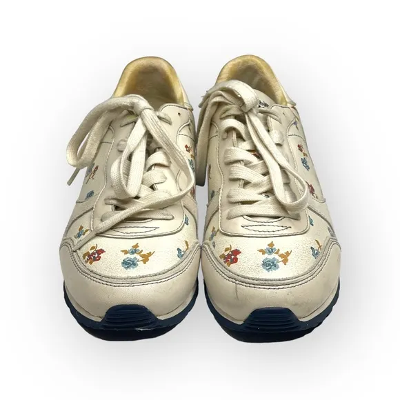 Coach ✽ C142 Runner Running Shoes Sneakers ✽ Chalk Tossed Rose Print ✽ 8.5M ✽