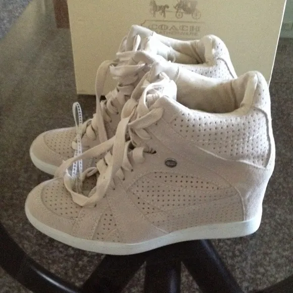 Coach Hi Cut Fashion Sneaker Boots