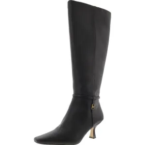Coach Womens Raquel Black Zipper Knee-High Boots Used