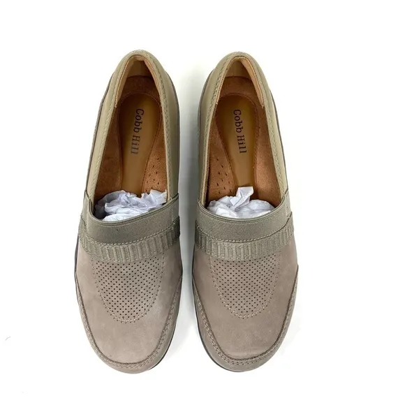 Cobb Hill PENFIELD A-LINE SLIP-ON SHOE Taupe NARROW