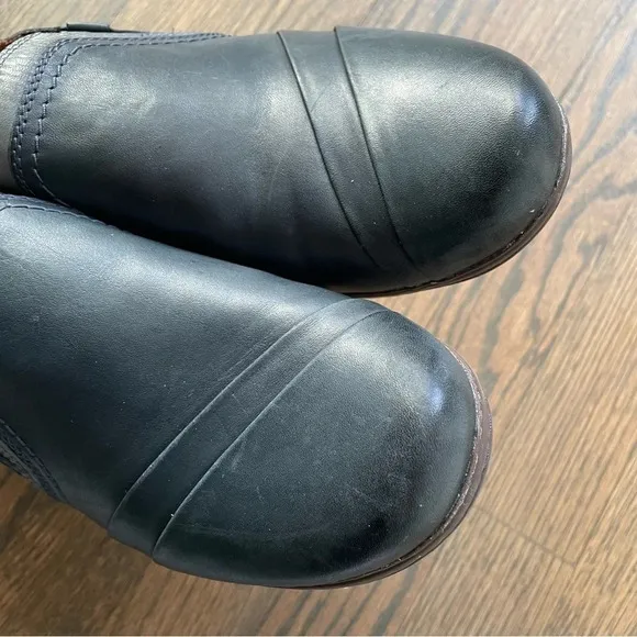 Cobb Hill Women’s LAUREL SLIP-ON Blue Leather shoes size